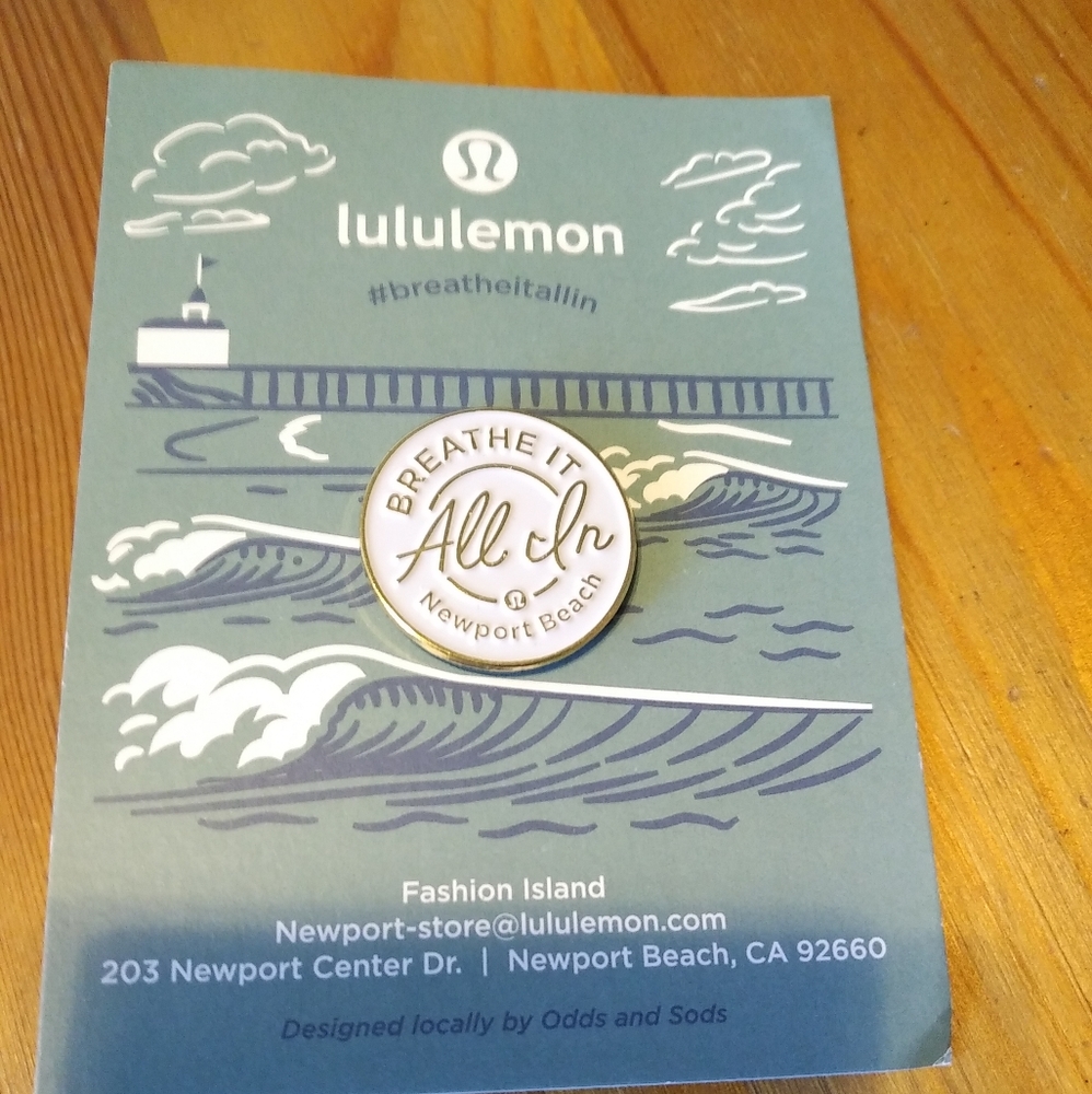 *NEW* Limited Edition Lululemon Newport Beach Pin